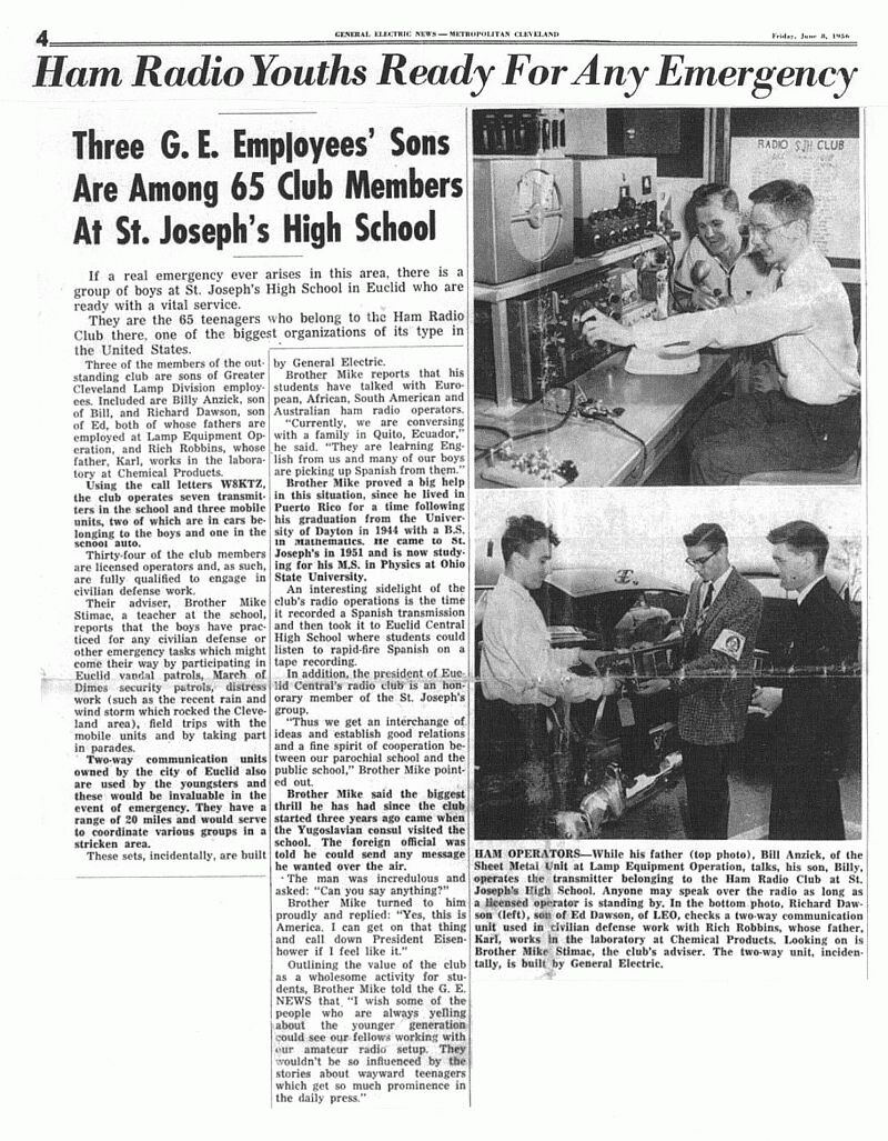GE News Friday June 8, 1956